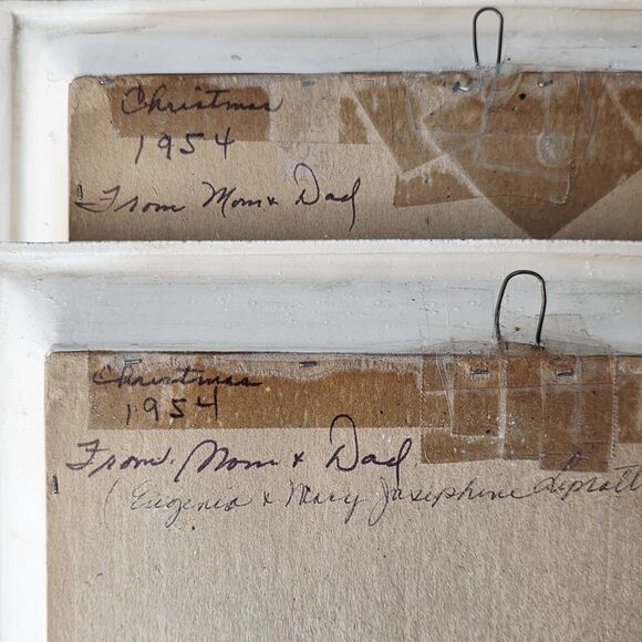 Vintage 1950's Turner Prints Art Southern Couple In Original Frames Set of 2 - Picture 6 of 7